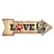 Signmission Love Dogs Arrow Decal Funny Home Decor 18in Wide D-A-999764 - alternate 1